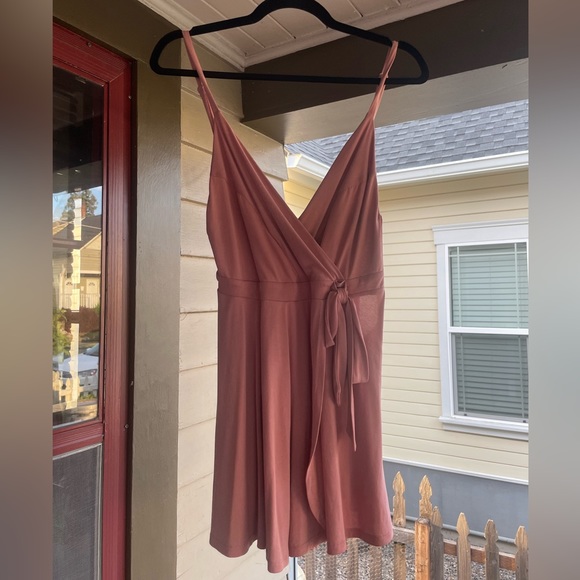 Urban Outfitters Dresses & Skirts - Rosy Pink Tie Romper - Urban Outfitters